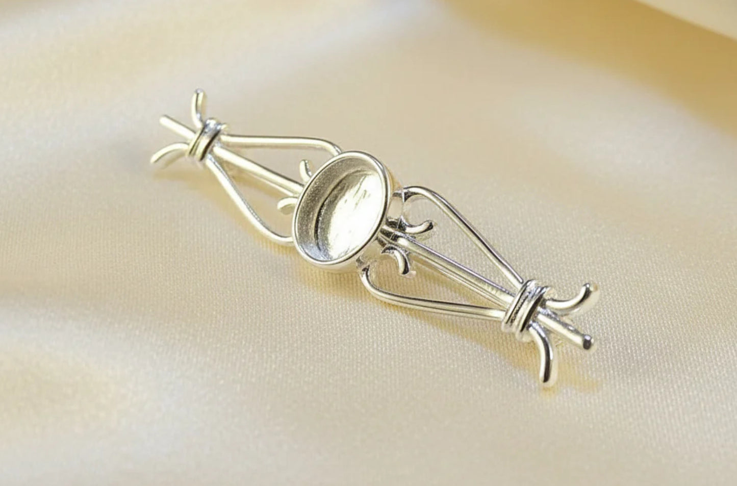 Sterling Silver Keepsake Brooch