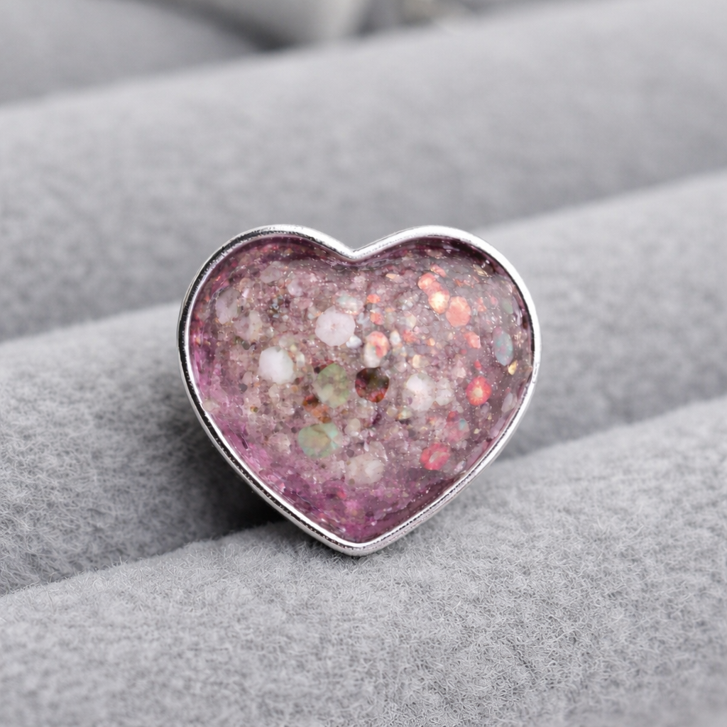 Sterling Silver Heart Keepsake Charm