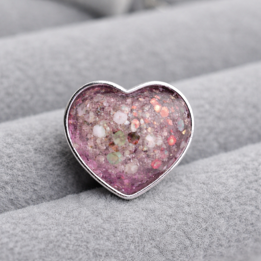 Sterling Silver Heart Keepsake Charm