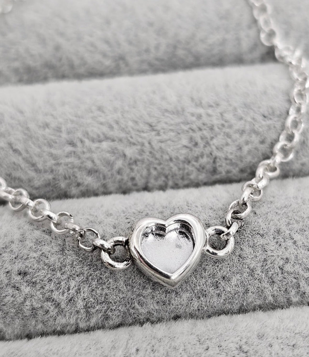 Sterling Silver Mini Heart Bracelet