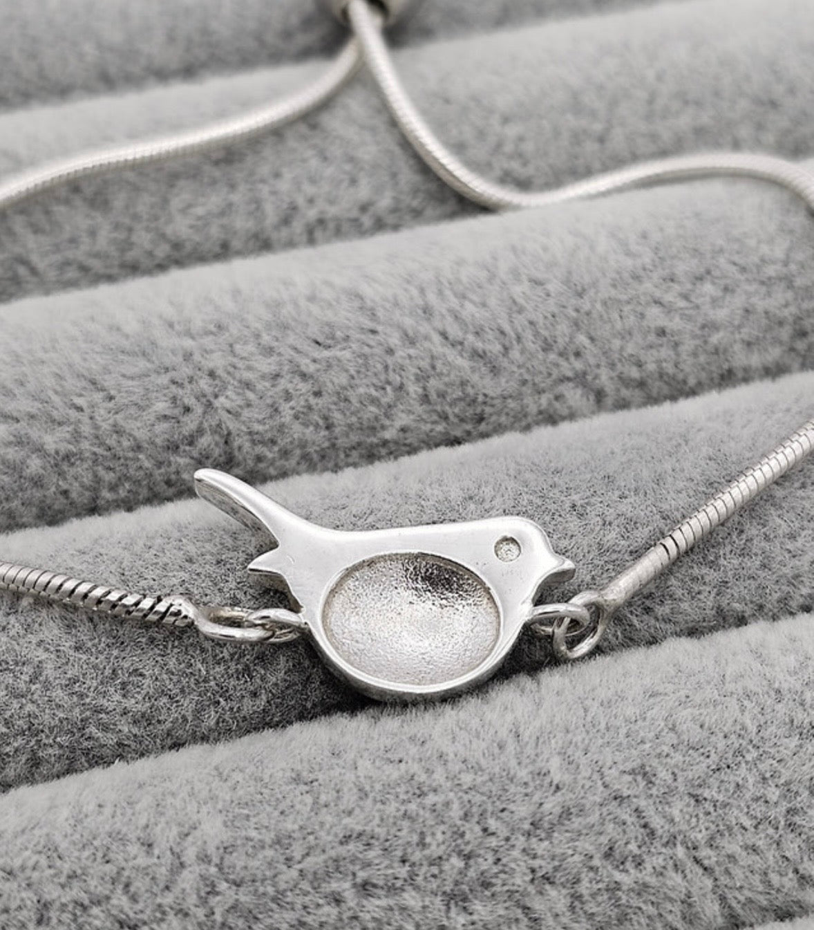 Sterling Silver Robin Keepsake Bracelet