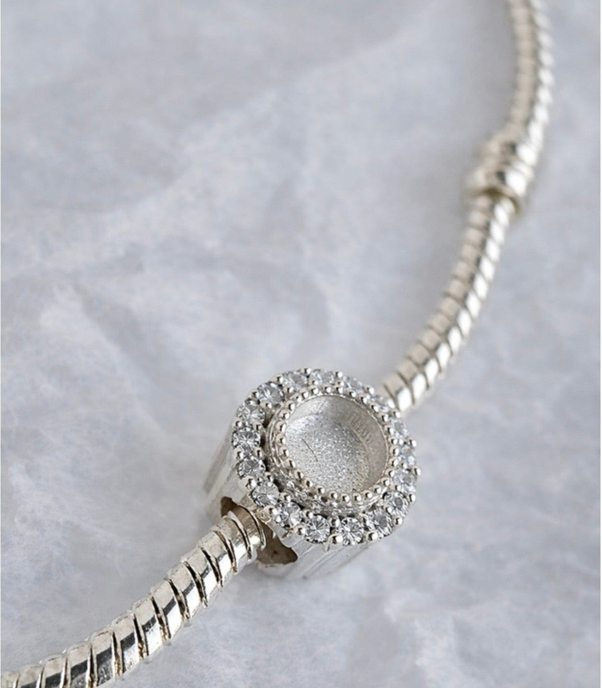 Sterling Silver Halo Keepsake Charm