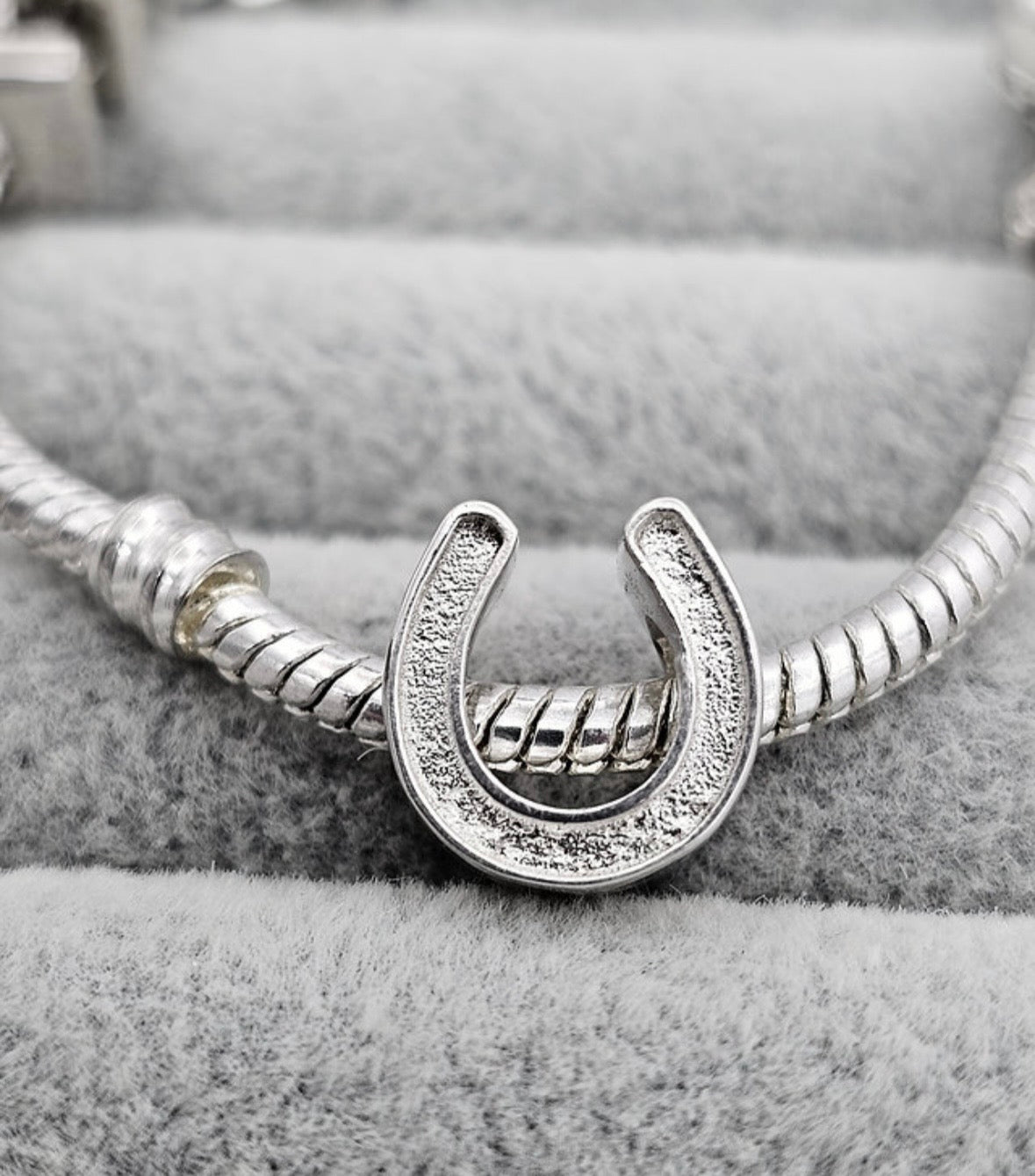 Sterling Silver Horse Shoe Keepsake Charm