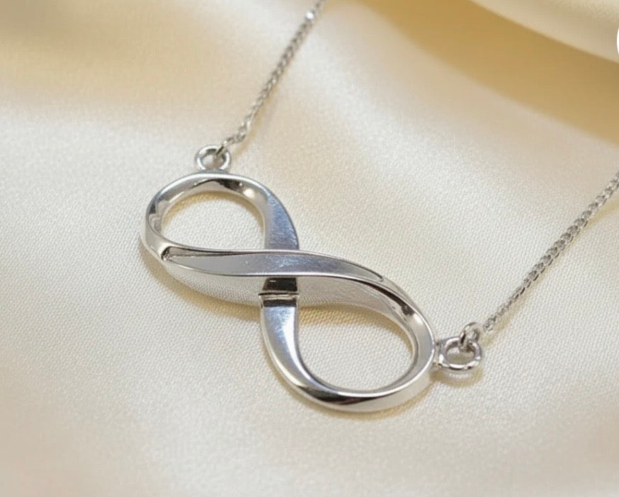 Sterling Silver Infinity Keepsake Pendant